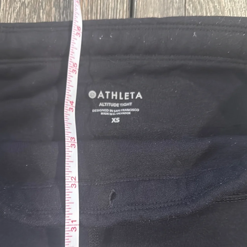 Athleta fleece Black Leggings - Picture 2 of 7